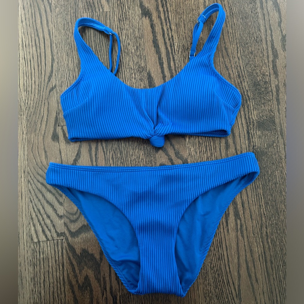 Blue hollister bathing suit